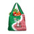 Italy Christmas Grocery Bag with Pizza Chef Santa Leaning Tower Colosseum and Red Green Holiday Pattern Design - Wonder Print Shop