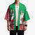 Italy Christmas Kimono with Pizza Chef Santa Leaning Tower Colosseum and Red Green Holiday Pattern Design - Wonder Print Shop