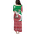 Italy Christmas Puletasi with Pizza Chef Santa Leaning Tower Colosseum and Red Green Holiday Pattern Design - Wonder Print Shop