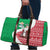 Italy Christmas Travel Bag with Pizza Chef Santa Leaning Tower Colosseum and Red Green Holiday Pattern Design - Wonder Print Shop