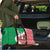 Italy Christmas Travel Bag with Pizza Chef Santa Leaning Tower Colosseum and Red Green Holiday Pattern Design - Wonder Print Shop
