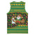 Jamaica Christmas Basketball Jersey with Rasta Santa Snowman Gingerbread Drummer Palm Trees and Green Yellow Knit Pattern Design - Wonder Print Shop
