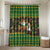 Jamaica Christmas Bathroom Set with Rasta Santa Snowman Gingerbread Drummer Palm Trees and Green Yellow Knit Pattern Design - Wonder Print Shop