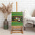 Jamaica Christmas Canvas Wall Art with Rasta Santa Snowman Gingerbread Drummer Palm Trees and Green Yellow Knit Pattern Design - Wonder Print Shop