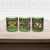 Jamaica Christmas Ceramic Mug with Rasta Santa Snowman Gingerbread Drummer Palm Trees and Green Yellow Knit Pattern Design - Wonder Print Shop