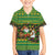 Jamaica Christmas Hawaiian Shirt with Rasta Santa Snowman Gingerbread Drummer Palm Trees and Green Yellow Knit Pattern Design - Wonder Print Shop