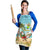 Jamaica Christmas Apron with Rasta Santa Snowman Hammock Angel Palm Trees and Tropical Beach Design - Wonder Print Shop