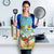 Jamaica Christmas Apron with Rasta Santa Snowman Hammock Angel Palm Trees and Tropical Beach Design - Wonder Print Shop