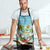 Jamaica Christmas Apron with Rasta Santa Snowman Hammock Angel Palm Trees and Tropical Beach Design - Wonder Print Shop