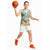 Jamaica Christmas Basketball Jersey with Rasta Santa Snowman Hammock Angel Palm Trees and Tropical Beach Design - Wonder Print Shop