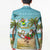 Jamaica Christmas Blazer with Rasta Santa Snowman Hammock Angel Palm Trees and Tropical Beach Design - Wonder Print Shop