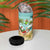 Jamaica Christmas 4 in 1 Can Cooler Tumbler with Rasta Santa Snowman Hammock Angel Palm Trees and Tropical Beach Design - Wonder Print Shop