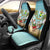 Jamaica Christmas Car Seat Cover with Rasta Santa Snowman Hammock Angel Palm Trees and Tropical Beach Design - Wonder Print Shop