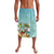 Jamaica Christmas Lavalava with Rasta Santa Snowman Hammock Angel Palm Trees and Tropical Beach Design - Wonder Print Shop