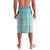 Jamaica Christmas Lavalava with Rasta Santa Snowman Hammock Angel Palm Trees and Tropical Beach Design - Wonder Print Shop