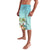 Jamaica Christmas Lavalava with Rasta Santa Snowman Hammock Angel Palm Trees and Tropical Beach Design - Wonder Print Shop