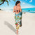 Jamaica Christmas Sarong with Rasta Santa Snowman Hammock Angel Palm Trees and Tropical Beach Design - Wonder Print Shop