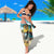Jamaica Christmas Sarong with Rasta Santa Snowman Hammock Angel Palm Trees and Tropical Beach Design - Wonder Print Shop