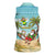 Jamaica Christmas Women Sleeveless Polo Shirt with Rasta Santa Snowman Hammock Angel Palm Trees and Tropical Beach Design - Wonder Print Shop