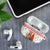 Canada Christmas AirPods Case with Beaver Maple Tree Ice Wine Pie and Red White Knit Pattern Design - Wonder Print Shop