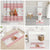 Canada Christmas Bathroom Set with Beaver Maple Tree Ice Wine Pie and Red White Knit Pattern Design - Wonder Print Shop