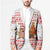 Canada Christmas Blazer with Beaver Maple Tree Ice Wine Pie and Red White Knit Pattern Design - Wonder Print Shop
