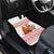 Canada Christmas Car Mats with Beaver Maple Tree Ice Wine Pie and Red White Knit Pattern Design - Wonder Print Shop