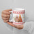 Canada Christmas Ceramic Mug with Beaver Maple Tree Ice Wine Pie and Red White Knit Pattern Design - Wonder Print Shop