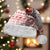 Canada Christmas Santa Hat with Beaver Maple Tree Ice Wine Pie and Red White Knit Pattern Design - Wonder Print Shop
