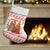 Canada Christmas Stocking with Beaver Maple Tree Ice Wine Pie and Red White Knit Pattern Design - Wonder Print Shop