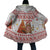 Canada Christmas Cloak with Beaver Maple Tree Ice Wine Pie and Red White Knit Pattern Design - Wonder Print Shop