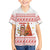 Canada Christmas Family Matching Long Sleeve Bodycon Dress and Hawaiian Shirt with Beaver Maple Tree Ice Wine Pie and Red White Knit Pattern Design - Wonder Print Shop