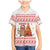 Canada Christmas Family Matching Mermaid Dress and Hawaiian Shirt with Beaver Maple Tree Ice Wine Pie and Red White Knit Pattern Design - Wonder Print Shop