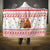 Canada Christmas Hooded Blanket with Beaver Maple Tree Ice Wine Pie and Red White Knit Pattern Design - Wonder Print Shop