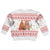Canada Christmas Kid Ugly Christmas Sweater with Beaver Maple Tree Ice Wine Pie and Red White Knit Pattern Design - Wonder Print Shop