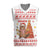 Canada Christmas Knitted V-Neck Vest with Beaver Maple Tree Ice Wine Pie and Red White Knit Pattern Design - Wonder Print Shop