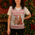 Canada Christmas Knitted V-Neck Vest with Beaver Maple Tree Ice Wine Pie and Red White Knit Pattern Design - Wonder Print Shop