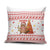 Canada Christmas Pillow Cover with Beaver Maple Tree Ice Wine Pie and Red White Knit Pattern Design - Wonder Print Shop