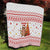 Canada Christmas Quilt with Beaver Maple Tree Ice Wine Pie and Red White Knit Pattern Design - Wonder Print Shop