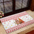 Canada Christmas Rubber Doormat with Beaver Maple Tree Ice Wine Pie and Red White Knit Pattern Design - Wonder Print Shop
