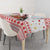 Canada Christmas Tablecloth with Beaver Maple Tree Ice Wine Pie and Red White Knit Pattern Design - Wonder Print Shop
