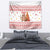 Canada Christmas Tapestry with Beaver Maple Tree Ice Wine Pie and Red White Knit Pattern Design - Wonder Print Shop