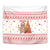 Canada Christmas Tapestry with Beaver Maple Tree Ice Wine Pie and Red White Knit Pattern Design - Wonder Print Shop
