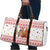 Canada Christmas Travel Bag with Beaver Maple Tree Ice Wine Pie and Red White Knit Pattern Design - Wonder Print Shop