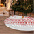 Canada Christmas Tree Skirt with Beaver Maple Tree Ice Wine Pie and Red White Knit Pattern Design - Wonder Print Shop