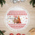 Canada Christmas Tree Skirt with Beaver Maple Tree Ice Wine Pie and Red White Knit Pattern Design - Wonder Print Shop