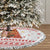 Canada Christmas Tree Skirt with Beaver Maple Tree Ice Wine Pie and Red White Knit Pattern Design - Wonder Print Shop
