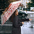 Canada Christmas Umbrella with Beaver Maple Tree Ice Wine Pie and Red White Knit Pattern Design - Wonder Print Shop