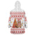 Canada Christmas Wearable Blanket Hoodie with Beaver Maple Tree Ice Wine Pie and Red White Knit Pattern Design - Wonder Print Shop