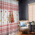 Canada Christmas Window Curtain with Beaver Maple Tree Ice Wine Pie and Red White Knit Pattern Design - Wonder Print Shop